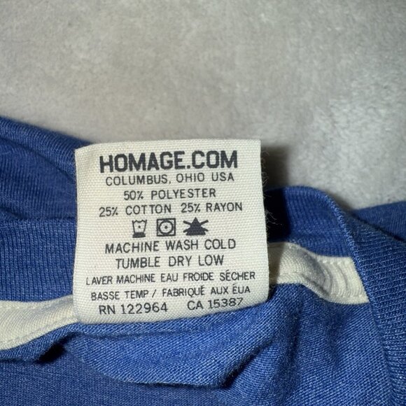 Men's Minnesota Twins MLB Homage Blue Tshirt Size XLarge - Picture 6 of 7